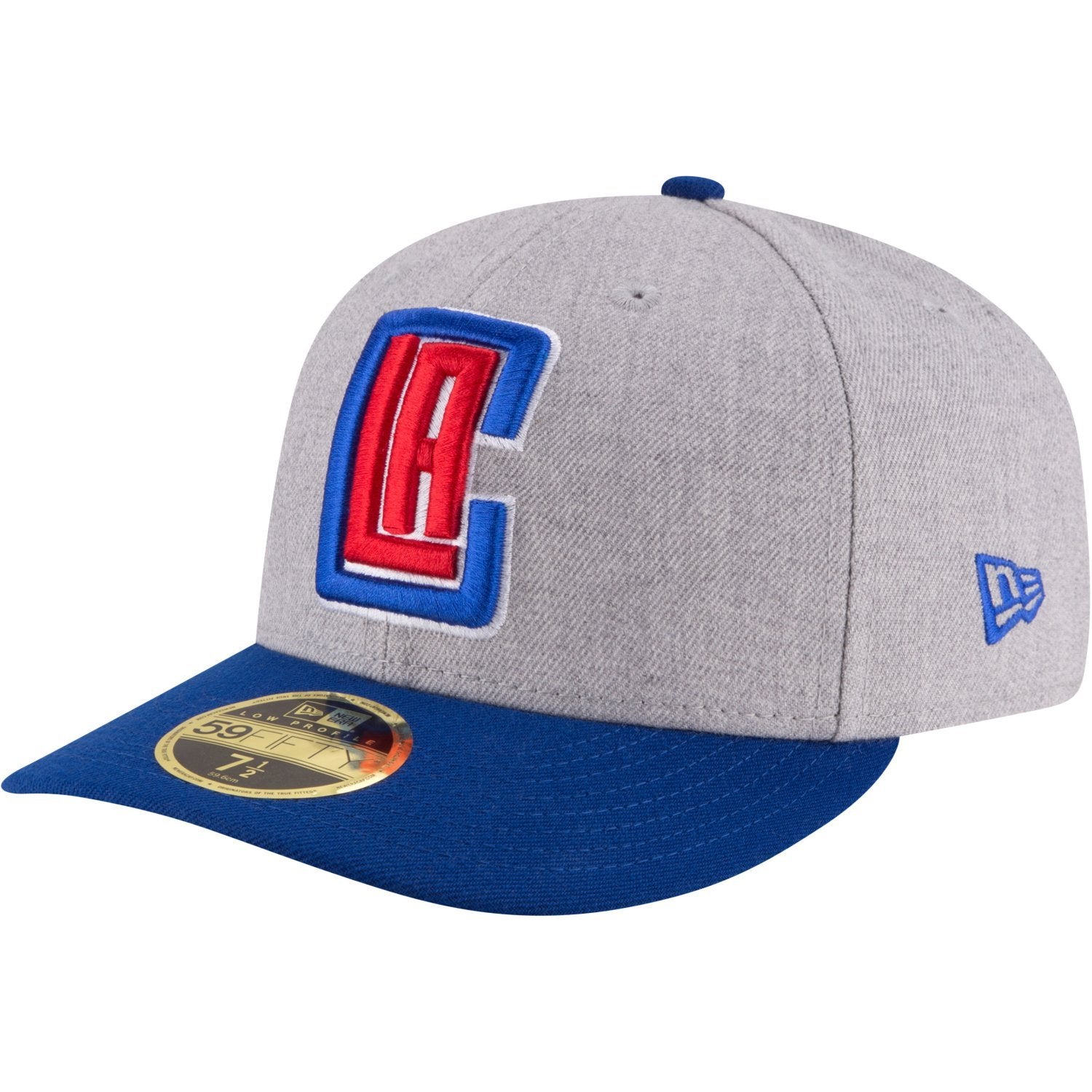 Nba Los Angeles Clippers Men'S Low Profile 59Fifty Fitted Cap, 7.125, Heather Gray