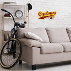 Rico Industries Ncaa Iowas State Cyclones Distressed Shape Cut Pennant - Home And Living Room D  Cor - Soft Felt Ez To Hang
