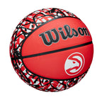 Wilson Nba Team Graffiti Basketball - Atlanta Hawks, Size 7-29.5''