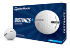 Taylormade 2021 Taylormade Distance+ Dozen Golf Balls, White (1 Box With Four Lines Of 3 Balls Each, 12 Golf Balls In Total)