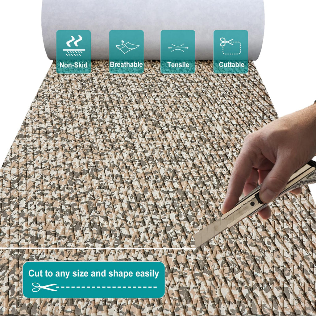 Hjdeck Boat Flooring Camo Eva Foam Boat Decking Self Adhesive Non Slip Deck Grip Mat Marine Flooring Marine Carpet For Boats Yac