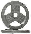 Fitvids Cast Iron Plate Weight Plate For Strength Training And Weightlifting, 2-Inch Center, 35Lb (Set Of 2)