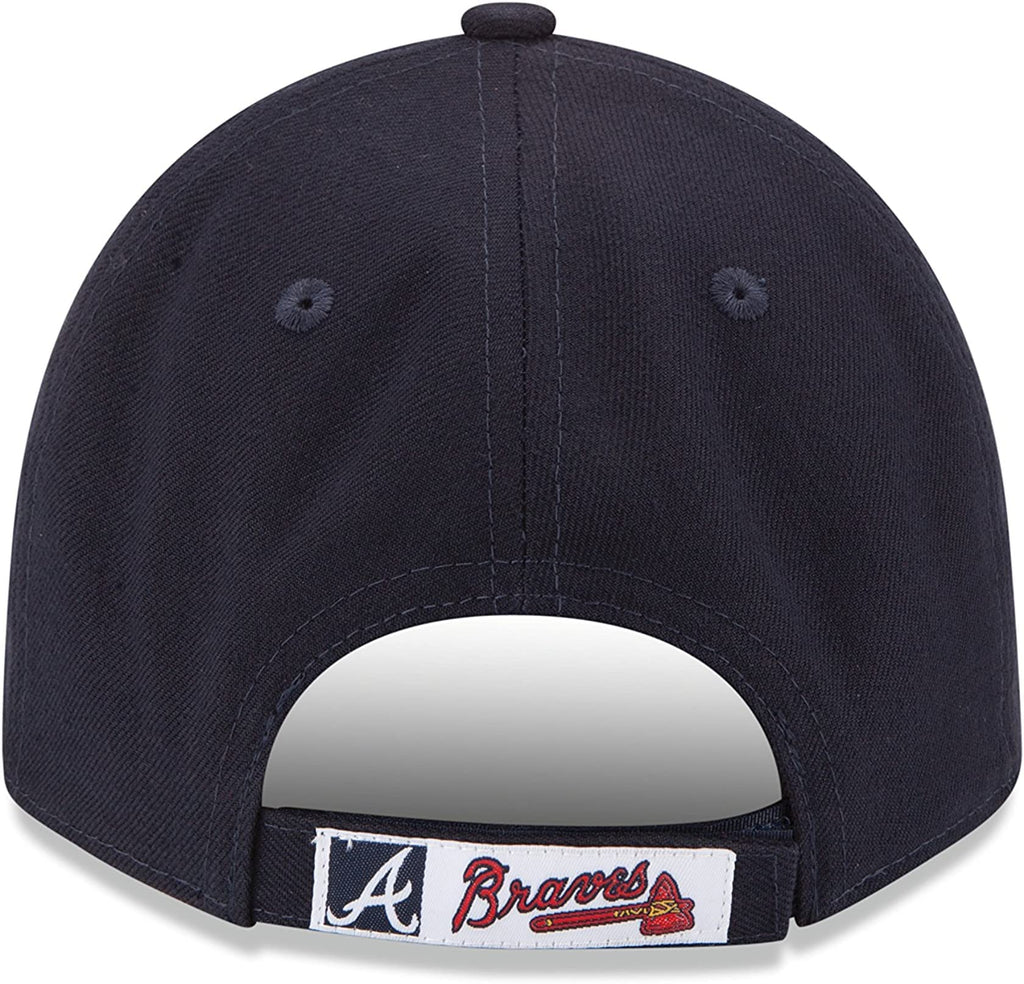 New Era Mlb The League 9Forty Adjustable Hat Cap One Size Fits All (Atlanta Braves Navy)