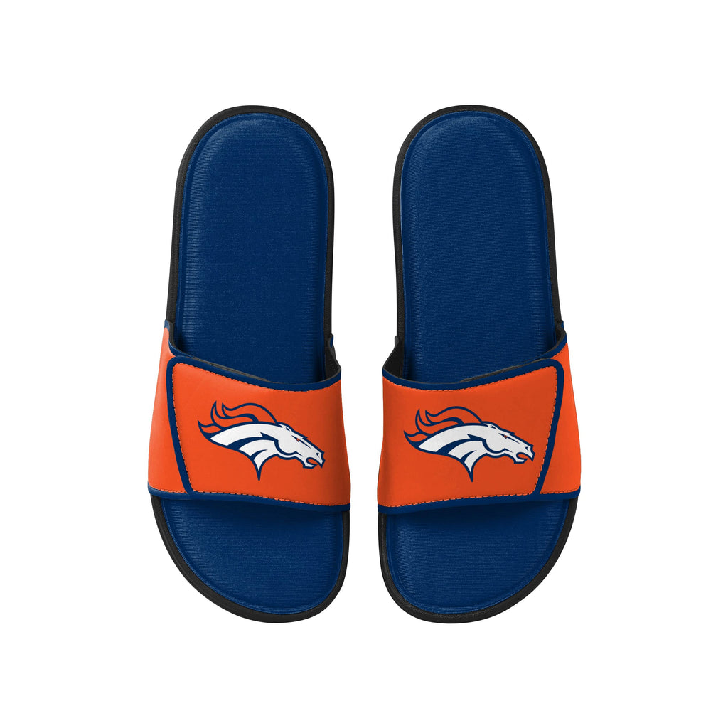 FOCO Denver Broncos NFL Mens Foam Sport Slide - XL