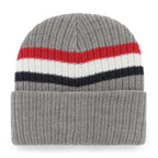 '47 Men'S Gray New England Patriots Highline Cuffed Knit Hat