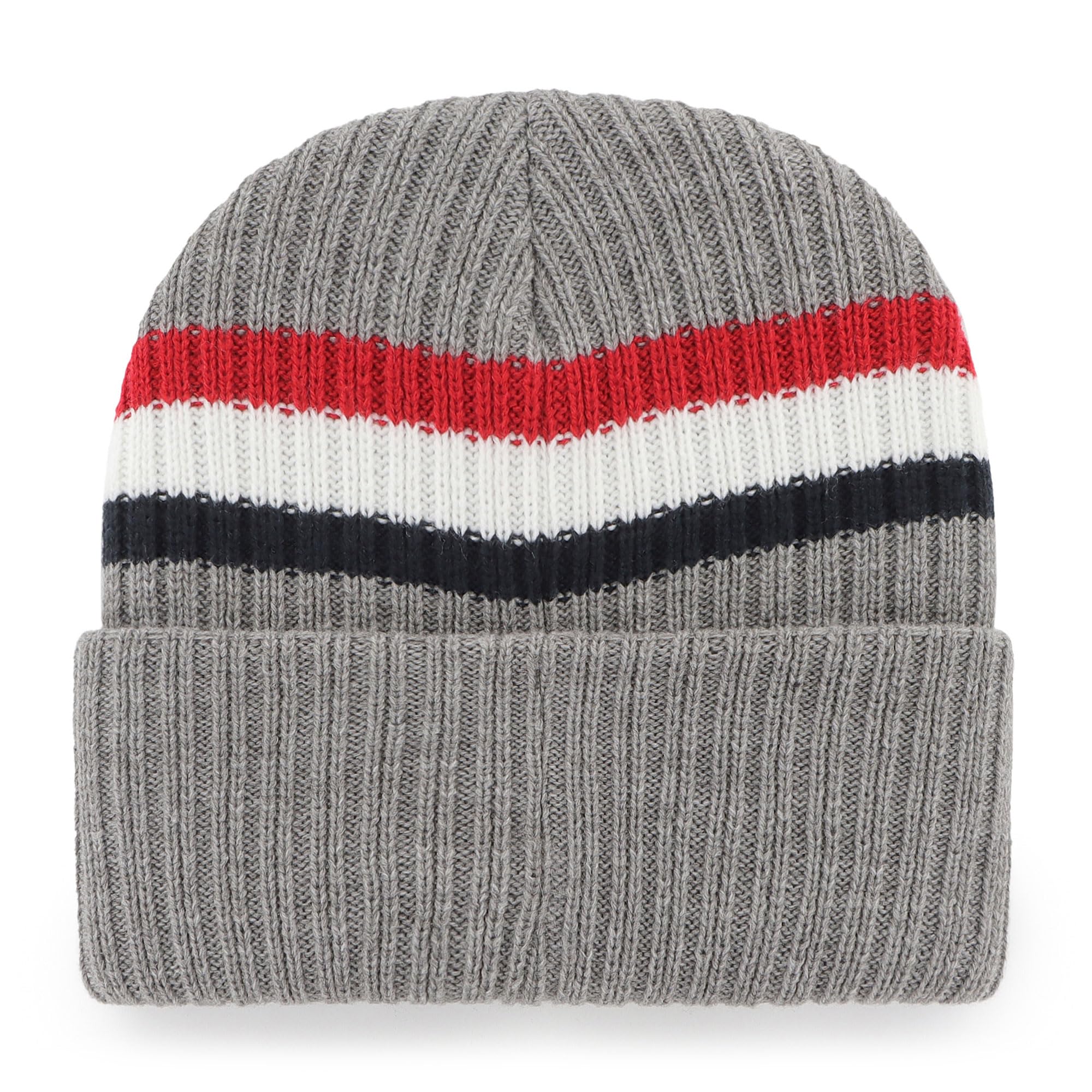 '47 Men'S Gray New England Patriots Highline Cuffed Knit Hat