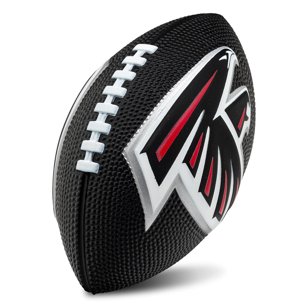 Franklin Sports Nfl Atlanta Falcons Football - Kids Foam Football - Soft Football - Mini Size - Perfect For Gameday - 8.5'' 3D L