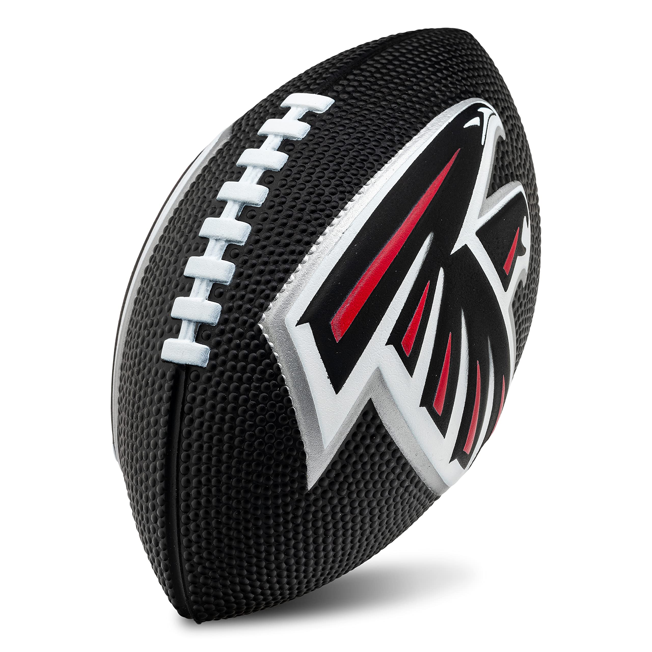 Franklin Sports Nfl Atlanta Falcons Football - Kids Foam Football - Soft Football - Mini Size - Perfect For Gameday - 8.5'' 3D L