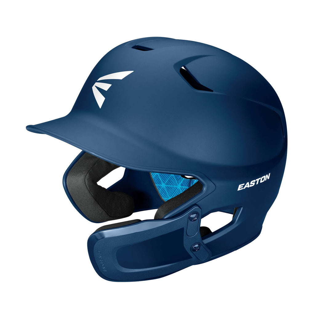 Easton Z5 2.0 Batting Helmet W/ Universal Jaw Guard, Baseball Softball, Junior, Matte Navy