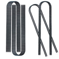 Trampolines Wind Stakes 24 Pack, 12 Inch Heavy Duty U Shaped Rebar Stake Ground Anchors Galvanized Steel Safety Trampoline Ancho