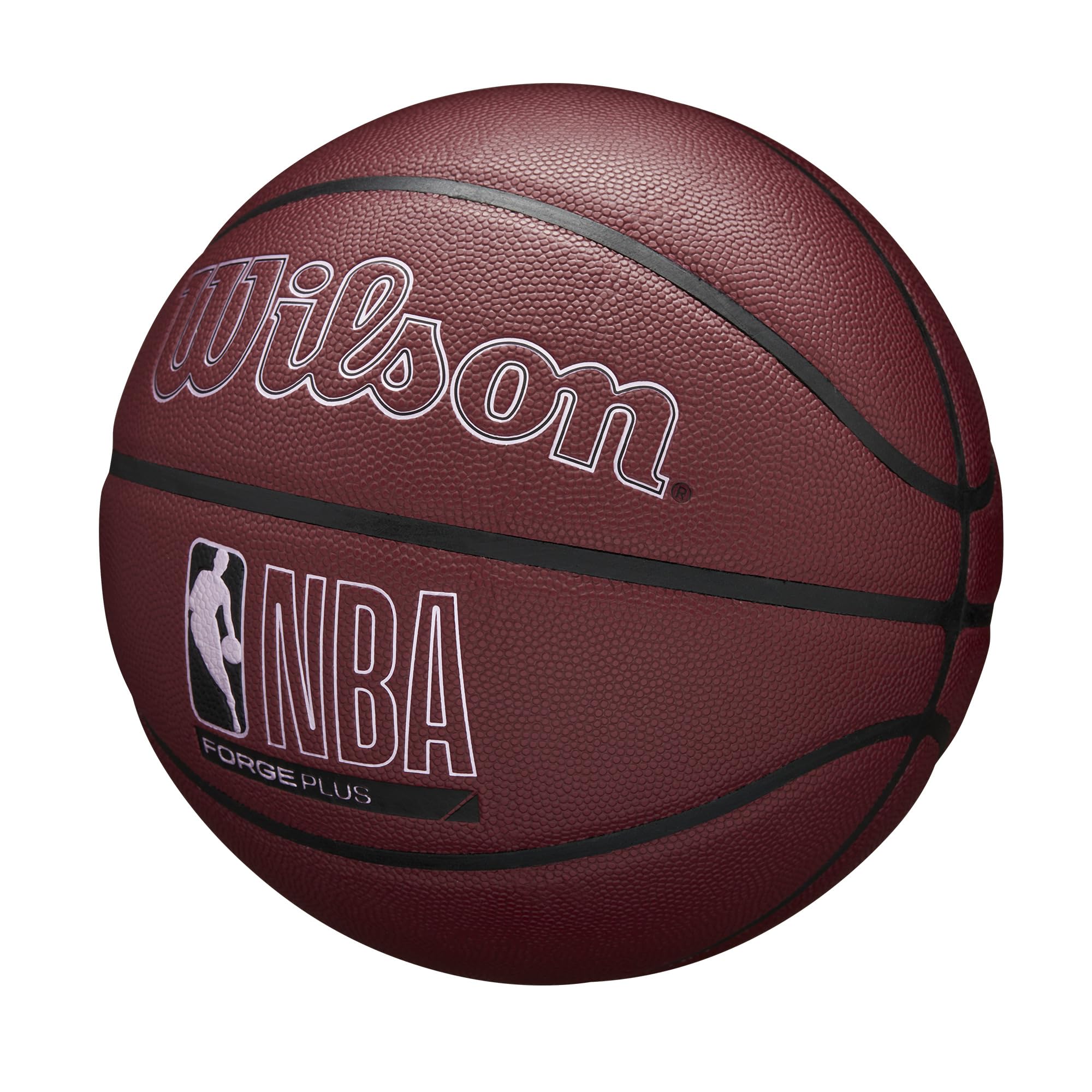 Wilson Nba Forge Plus Indoor/Outdoor Basketball - Maroon, Size 6-28.5''