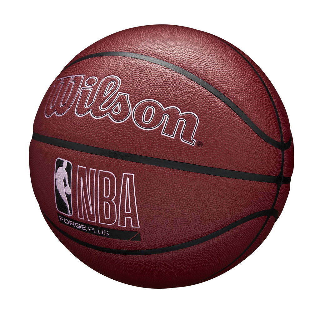 Wilson Nba Forge Plus Indoor/Outdoor Basketball - Maroon, Size 7-29.5''