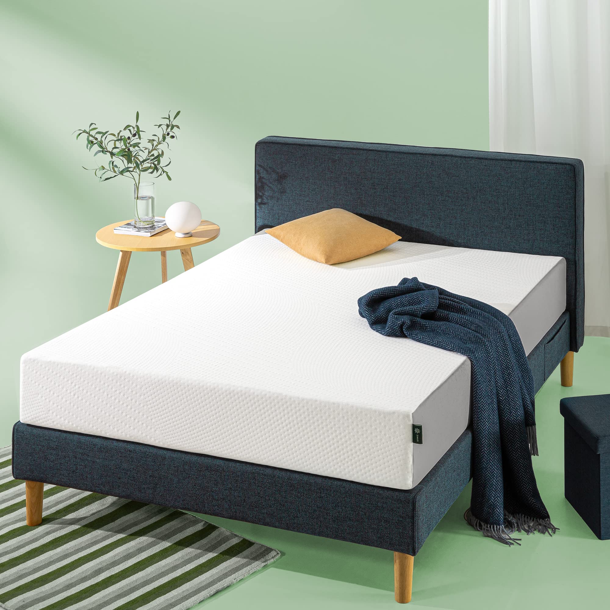 Zinus 10 Inch Cooling Essential Foam Mattress  Affordable Mattress  Bed-In-A-Box  Certipur-Us Certified, Twin