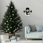 Rico Industries Ncaa Wichita State Shockers Snowman Shape Cut Pennant - Home And Living Room D  Cor - Soft Felt Ez To Hang