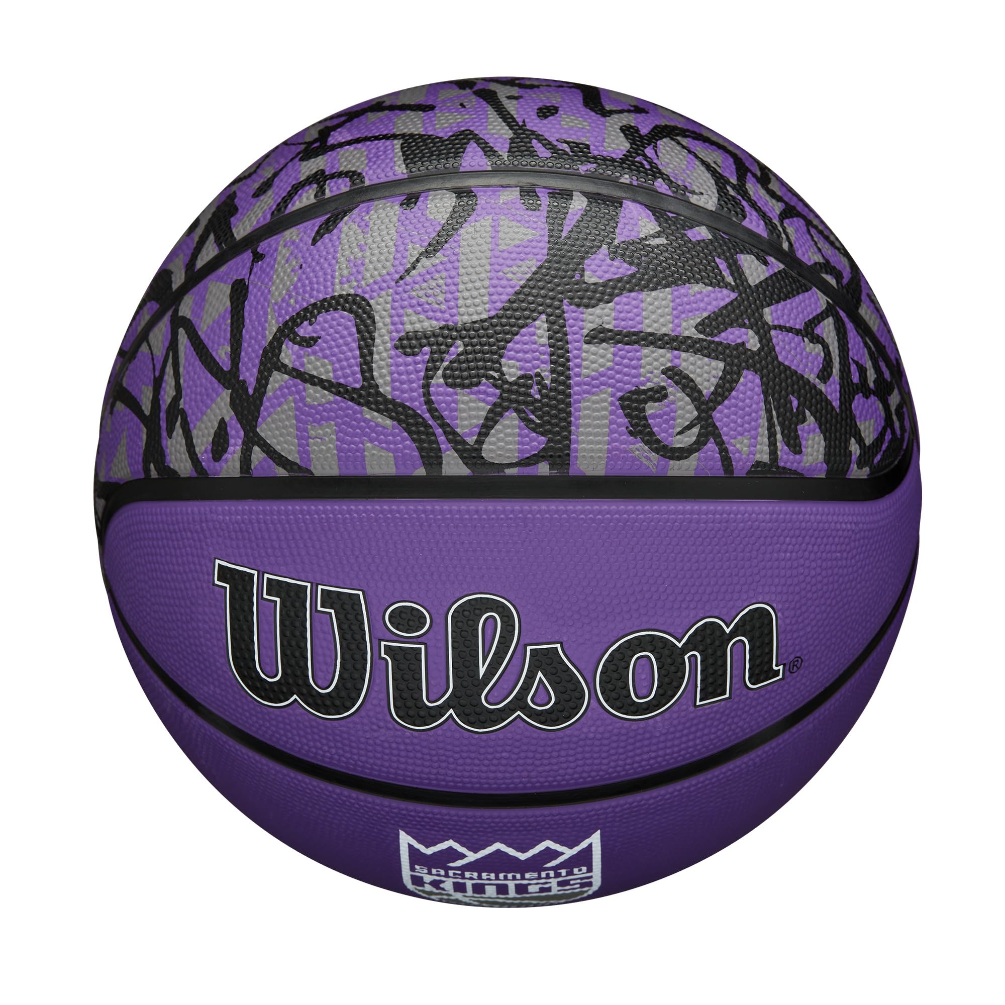 Wilson Nba Team Graffiti Basketball - Sacramento Kings, Size 7-29.5''