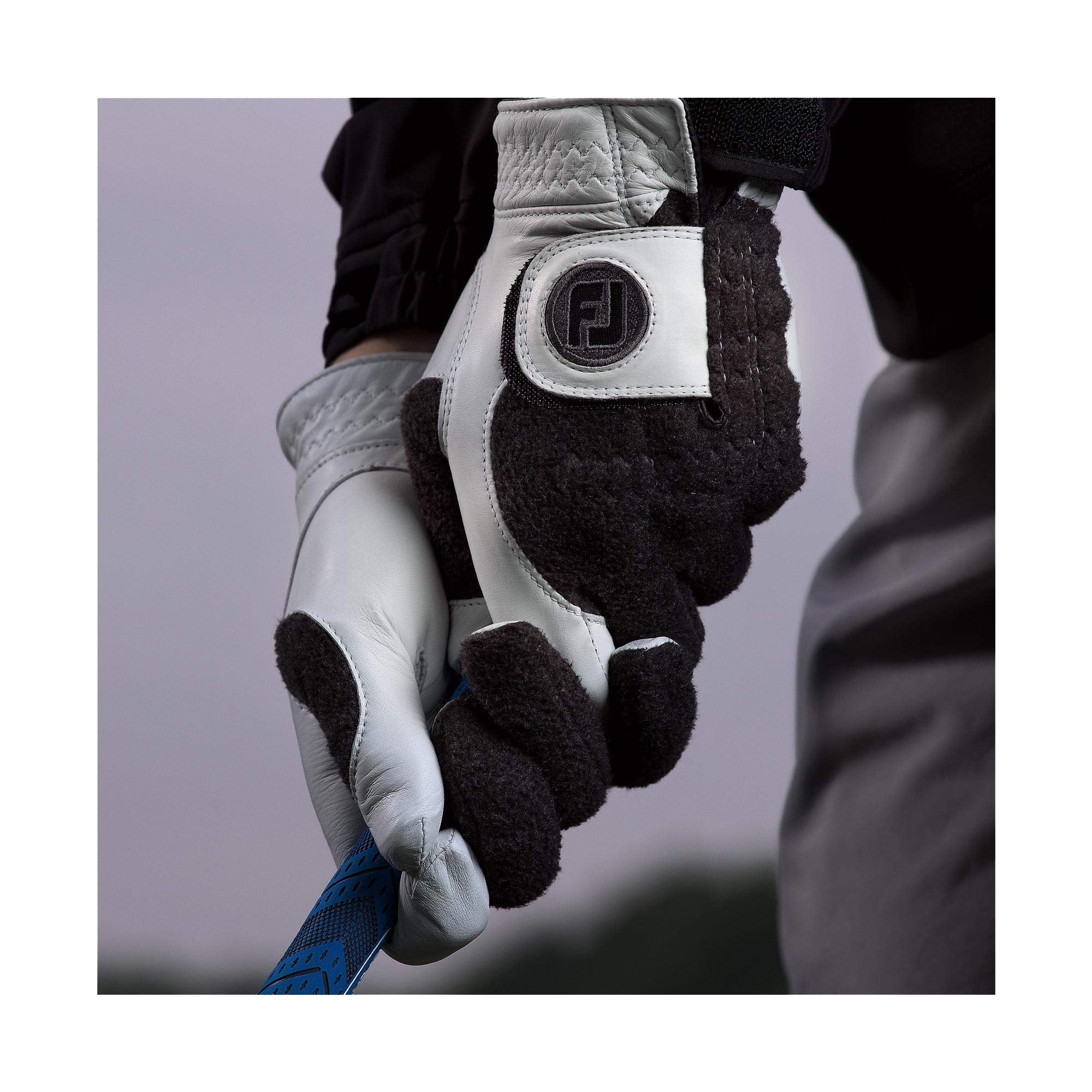 Footjoy Stasof Winter Gloves, Pearl, Cadet Small, Pair