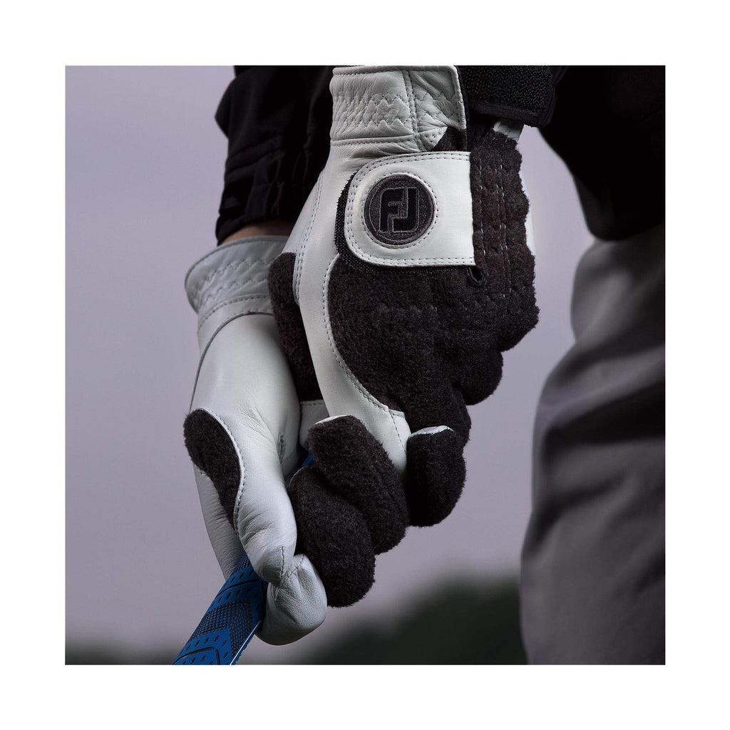 Footjoy Stasof Winter Gloves, Pearl, Small, Pair