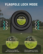 Cammoo Golf Hunting Rangefinder With Slope, 1100Y Range Finder Golfing With 5 Mode, 6X Magnification, Usb Charging, Clear&Accura