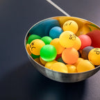 Stiga 6 Pack Emoji Table Tennis Balls - 40Mm Ittf Regulation Size And Weight Ping Pong Balls