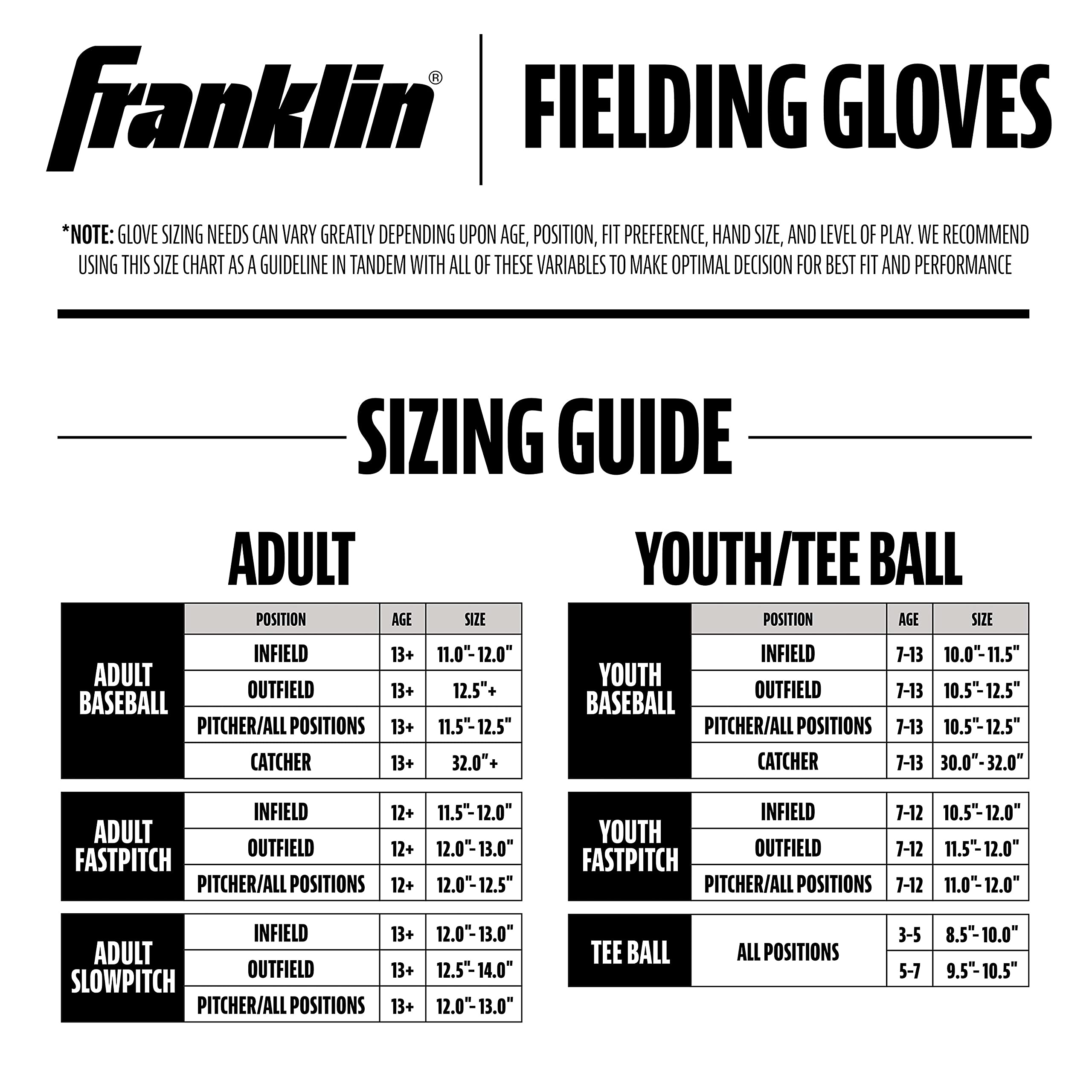 Softball Glv Wht/Blk 12'''' (Pack Of 1)