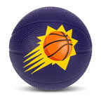 Franklin Sports Nba Phoenix Suns Mini Foam Basketball - Kids 5.5'' Inch Toy Basketball For Over The Door + Mini Indoor Hoops - N