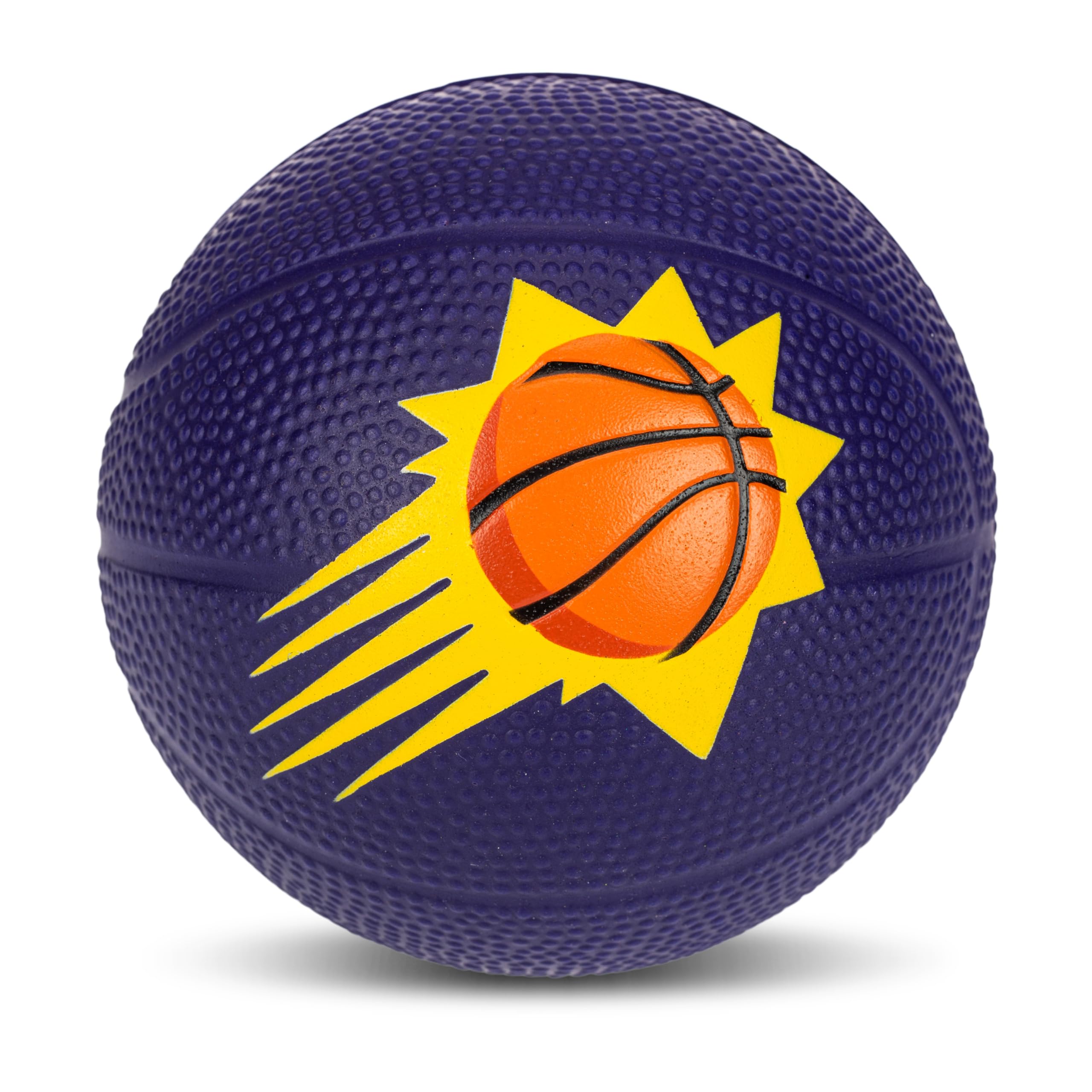 Franklin Sports Nba Phoenix Suns Mini Foam Basketball - Kids 5.5'' Inch Toy Basketball For Over The Door + Mini Indoor Hoops - N