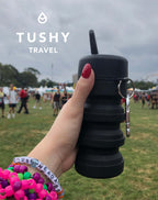 Tushy Travel Bidet: Collapsible & Expandable For Discreet Portability | Refreshing Clean For Camping, Outdoors & Travel (Peri Bo