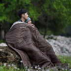 HiZYNICE Sleeping Bags for Adults Large Wide Cold Weather 0 Degree XL XXL Plus Size Oversized,Olive Brown Right Zip