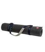 Manduka Yoga Commuter Mat Carrier - Eco-Friendly Cotton, Easy to Carry, Hands-Free, For All Mat Sizes, Odyssey Blue, 68 x 1.5