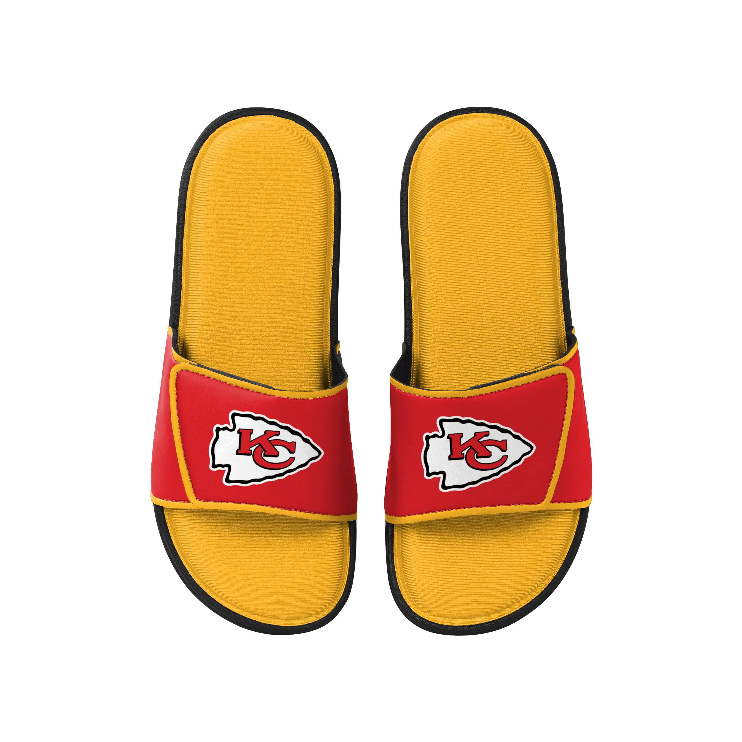 FOCO Kansas City Chiefs NFL Mens Foam Sport Slide - XL