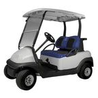 Classic Accessories Fairway Neoprene Paneled Golf Cart Seat Cover, Navy News/Black