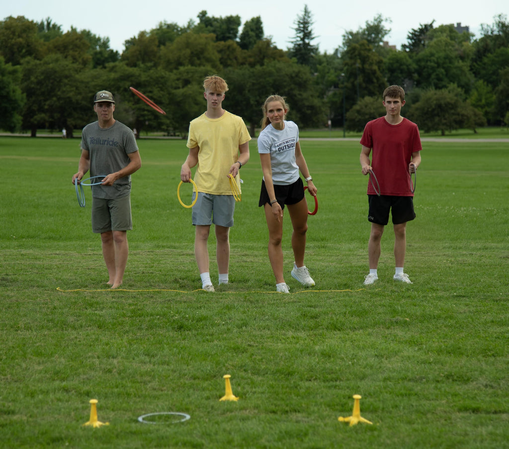 Do U Play Games Trigo Ring Toss Game For Adults, Teens, And Kids - Outdoor Yard Game With Indoor Play Too