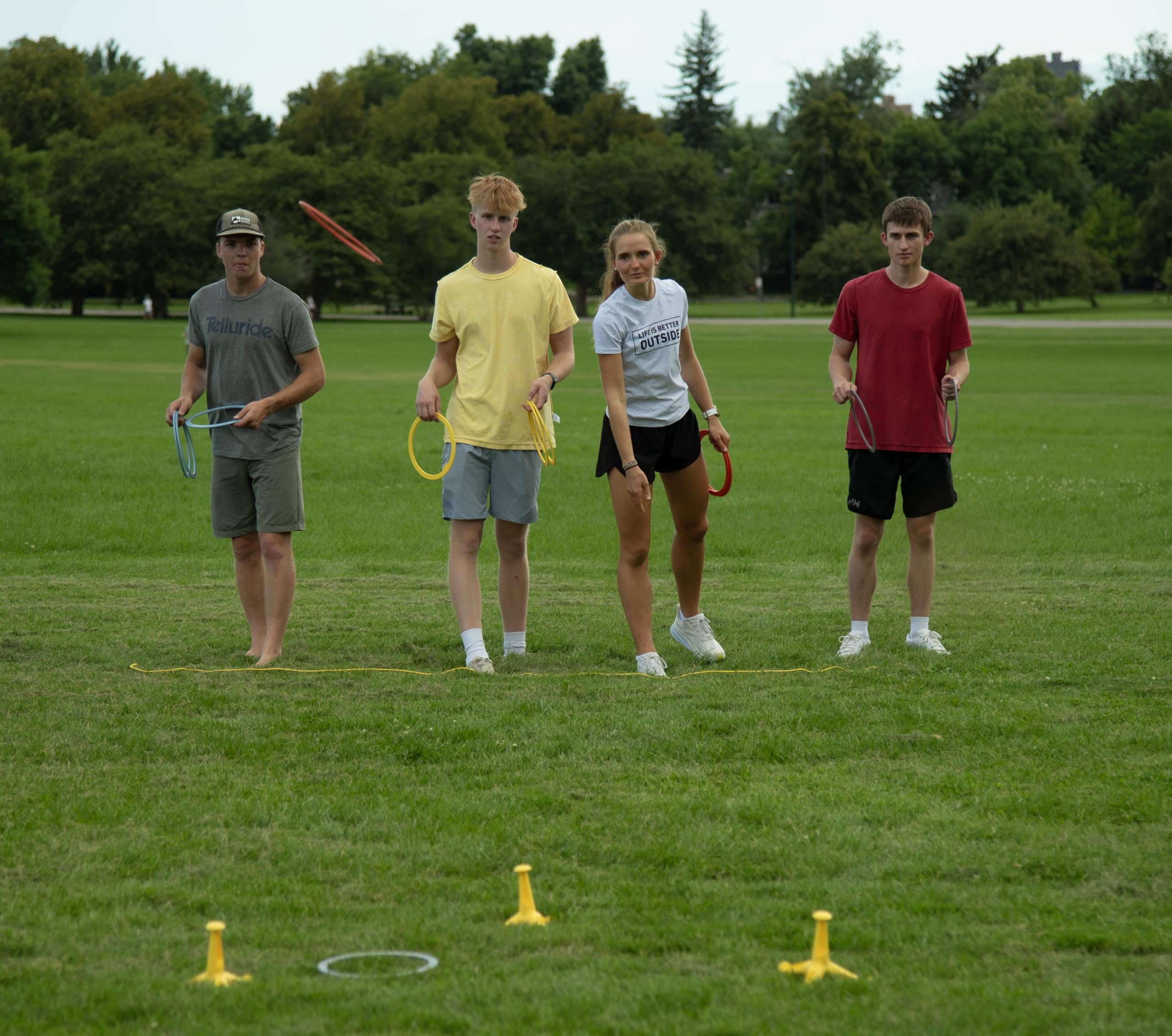Do U Play Games Trigo Ring Toss Game For Adults, Teens, And Kids - Outdoor Yard Game With Indoor Play Too