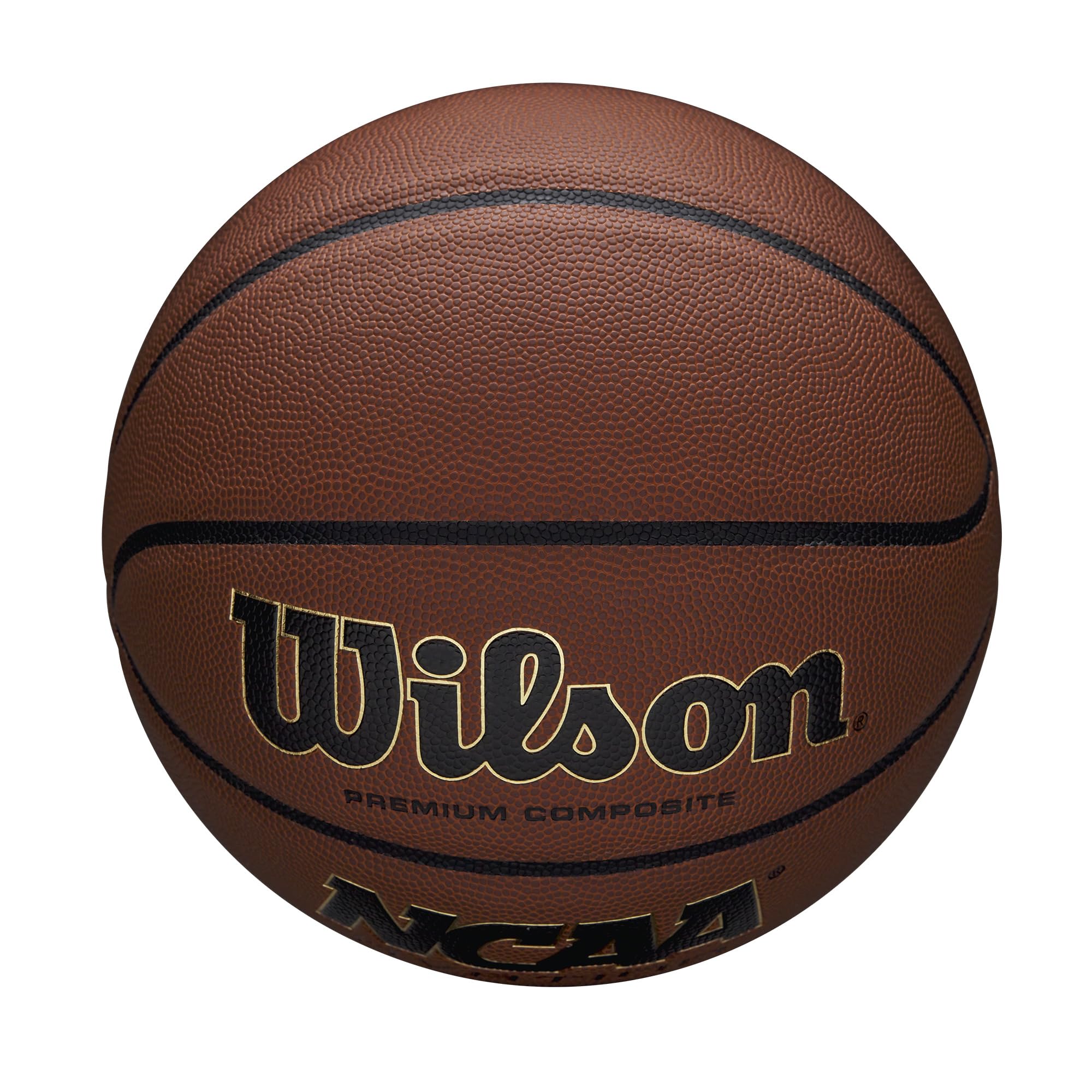 Wilson Ncaa Ovation Basketball - Brown, Size 7-29.5''
