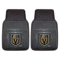 Fanmats 22901 Vegas Golden Knights 2-Piece Heavy Duty Vinyl Car Mat Set, Front Row Floor Mats, All Weather Protection, Universal