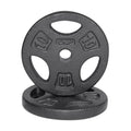 Cap Barbell Standard 1-Inch Grip Weight Plates 10 Lbs Black, Pack (X2)
