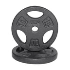 Cap Barbell Standard 1-Inch Grip Weight Plates 10 Lbs Black, Pack (X2)