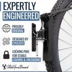 Storeyourboard Swivel Bike Wall Rack Garage Hanger Hook