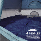 Camel Crown Tents For Camping 4/8 Person Waterproof Quick Setup Folding Outdoor Backpacking Tents 4 People Family Hiking