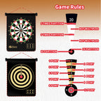 Gitus Magnetic Dart Board Indoor Outdoor Games For Kids With 12 Darts, Gifts For Teenage Boys Teen Boys Gifts Ideas Toys Gifts F