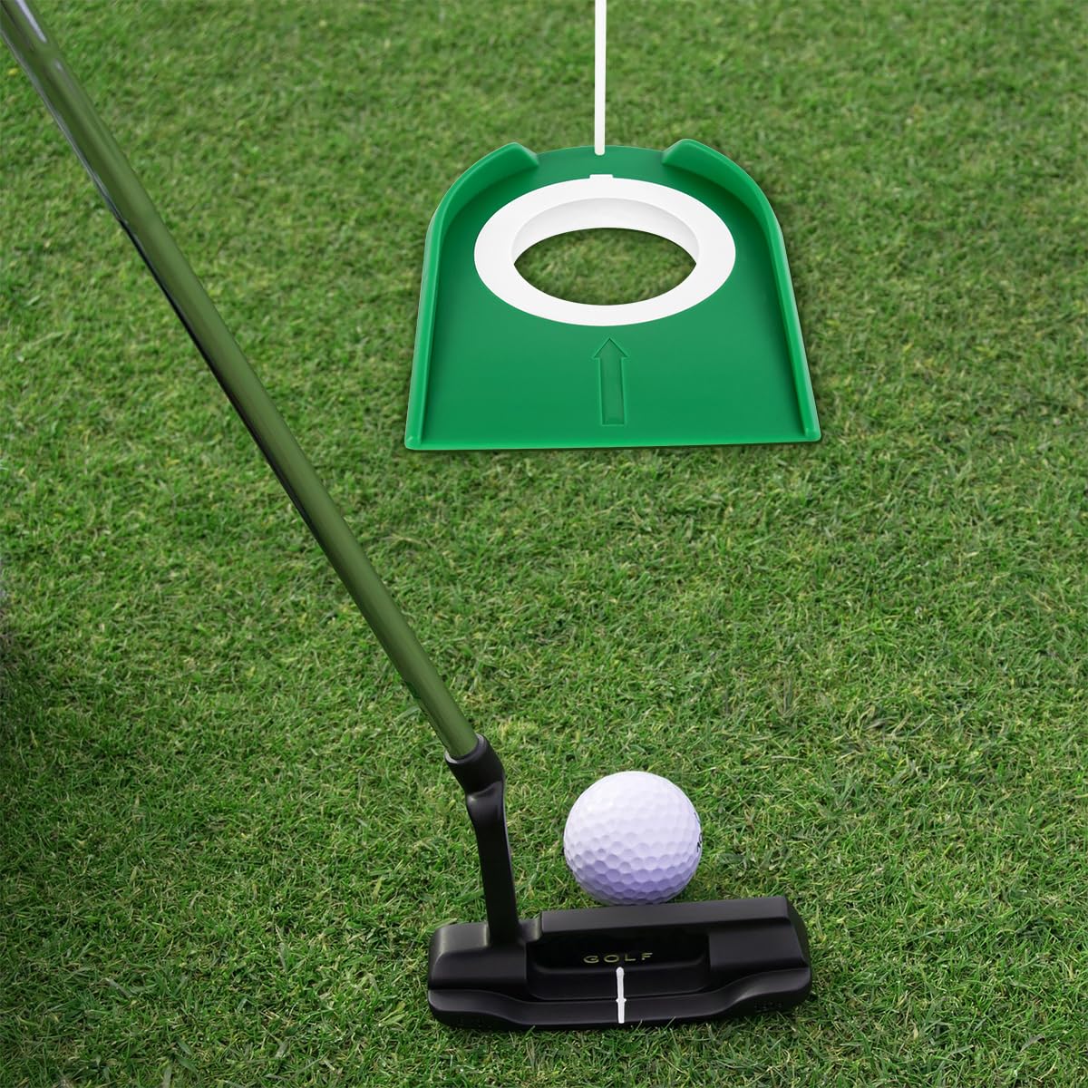 2 Pack Golf Putting Cup With Flag Indoor Golf Putting Hole Golf Hole Training Aids