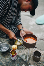 Snow Peak Titanium Multi Compact Cookset - Ultralight Camping Cookware Set With Pots & Frying Pans - Titanium Cookset For Outdoo