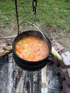 Cuisiland 8.6Qt Pre-Seasoned Cast Iron Potjie Pot