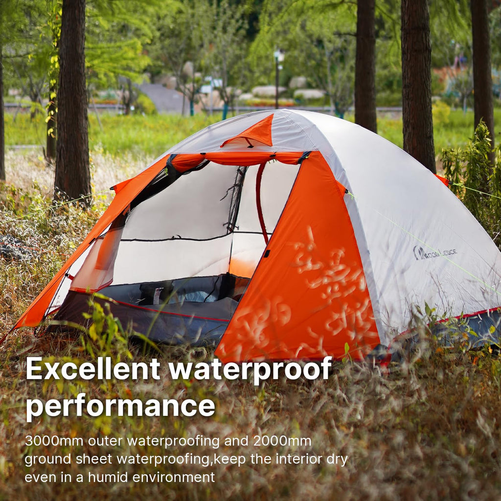 Moon Lence Professional Camping Tent 2 Person Tent Backpacking Tent, Water & Wind Proof Ultralight Equipment For Mountaineering