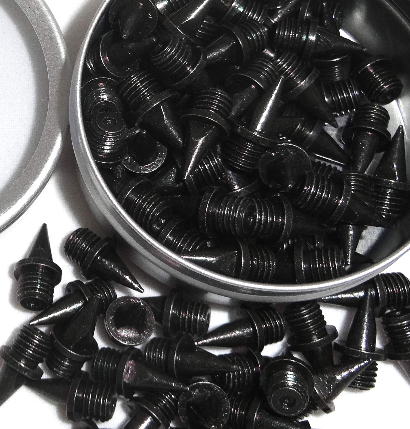 Ecospikes Stainless Steel Track And Cross Country Spikes (3/8'' Black, 100X)