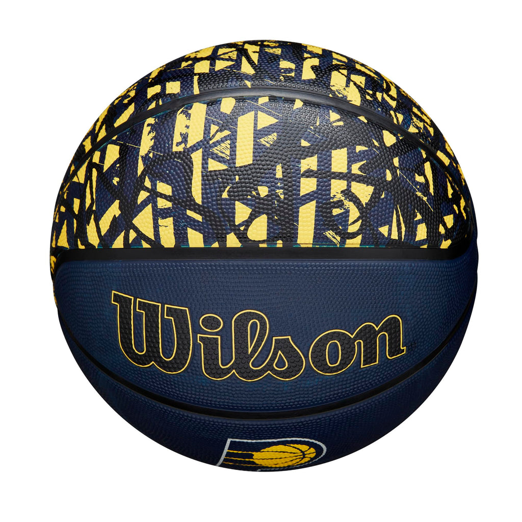 Wilson Nba Team Graffiti Basketball - Indiana Pacers, Size 7-29.5''