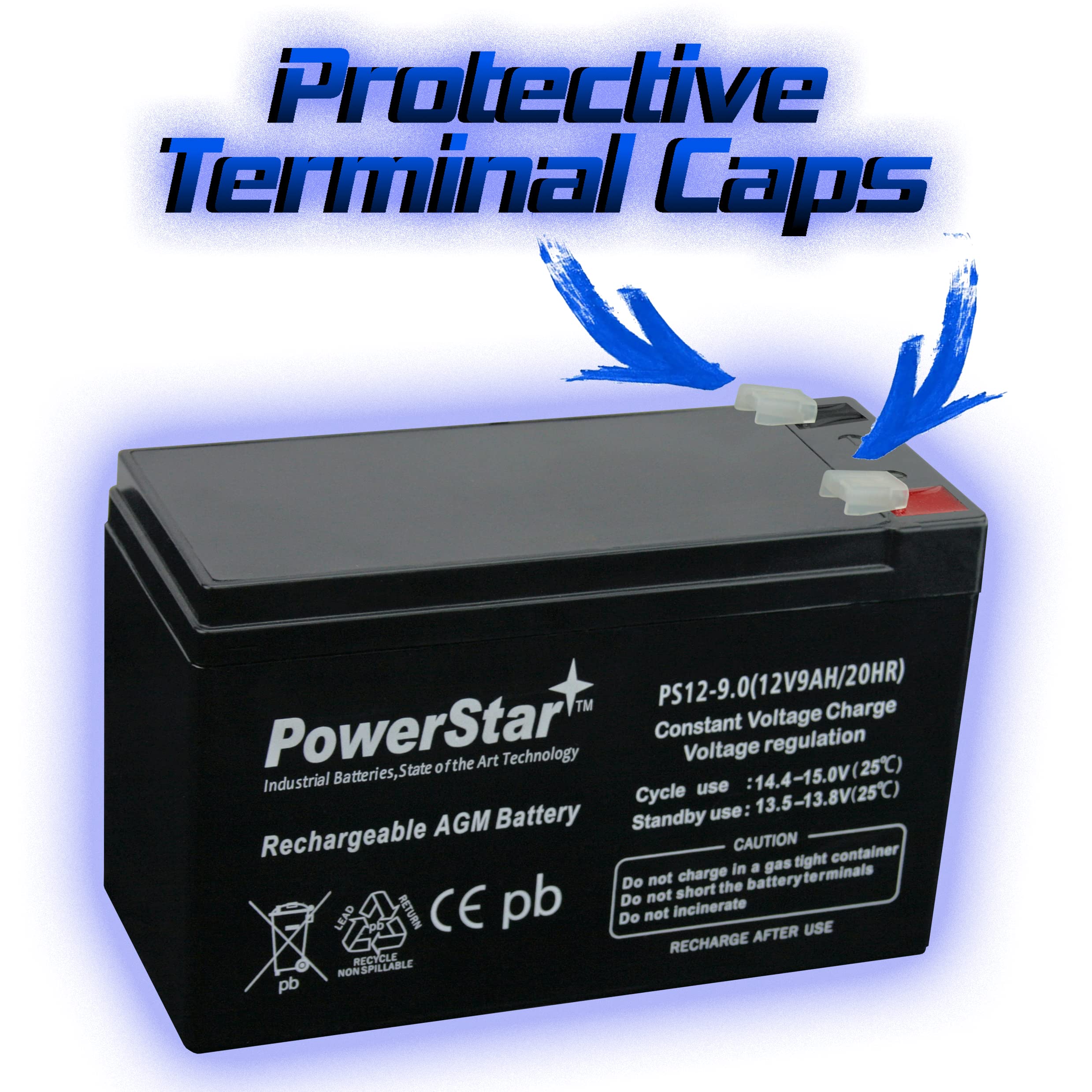 Powerstar-2Yr Warranty Battery For Razor E200 / E200S / E225 / E300 / E300S / E325 12V 9Ah