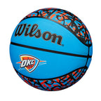 Wilson Nba Team Graffiti Basketball - Oklahoma City Thunder, Size 7-29.5''