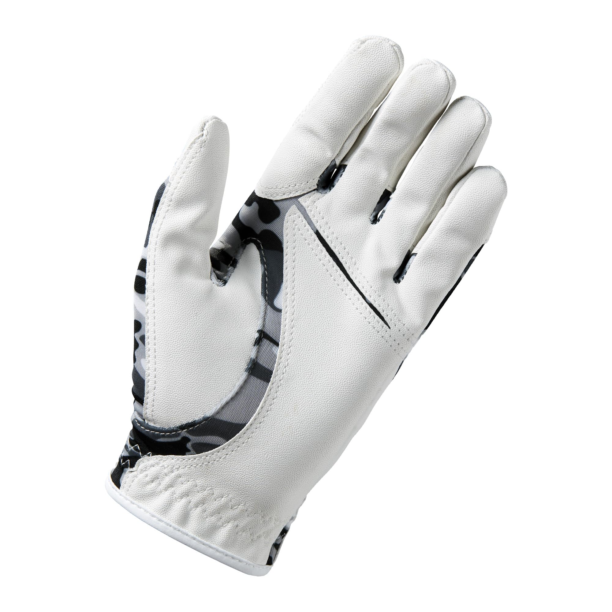 Wilson Junior Fit All Golf Glove - One Size, Left Hand, Black/White Camo