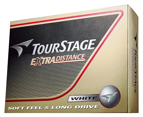 Bridgestone Golf Balls, Tourstage, Extra Distance, 1 Dozen (Pack Of 12), White Tewx